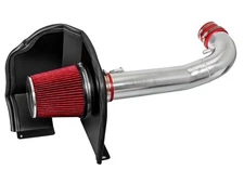 Heat Shield Cold Air Intake + RED Filter for 14-18 Sierra 1500 4.3L V6