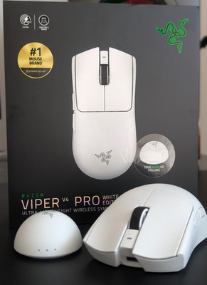 Razer Viper V4 Pro Weiß | Neuwertig | Garantie bis 2028 | 8K | OVP & Rechnung