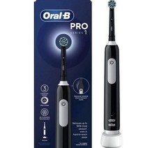 Image of Oral-B Pro Series 1 Cross Action Toothbrush Black