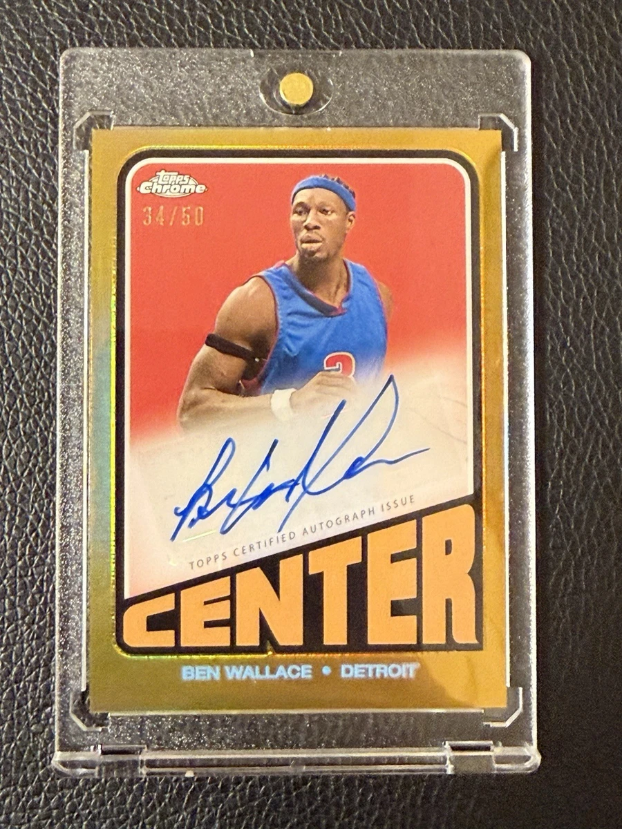 その他 UD Ben Wallace auto card Detroit Pistons Ben Wallace Auto Impeccable #benwallace