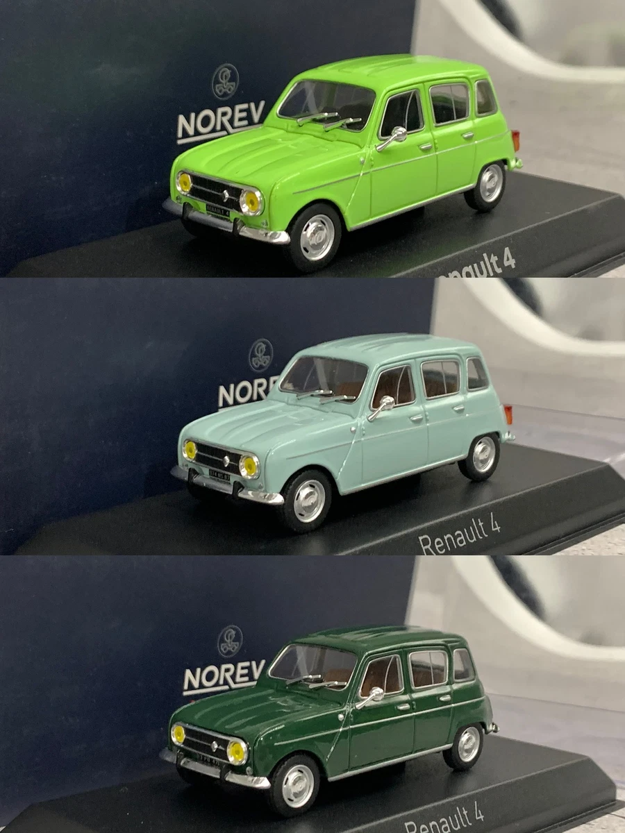 Miniatures Autos 1-43 Norev Renault RENAULT 4 L de 1974 Orange Voiture de Collec