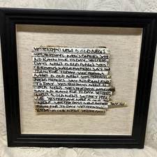 Vintage Ostend Waiheke NZ Assemblage Collage Mixed Media Art Newspaper Theme