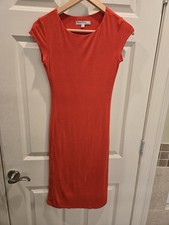 Velvet Torch Cap Sleeve Bodycon Dress Red Womens Size XS