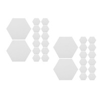 2 Pack Hexagon Schablonen FüR Patchwork Vorlagen Zum Zusammensetzen Von Papier