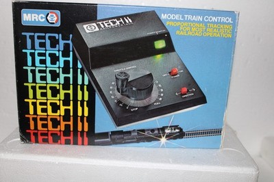 MRC TECH II MODEL TRAIN CONTROL WITH BOX METER TESTED ONLY