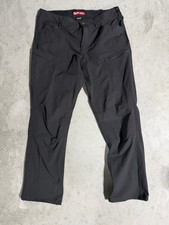 Milwaukee Men's 36 in. x 32 in. Black FREEFLEX Tech Work Pants with 7 Pockets