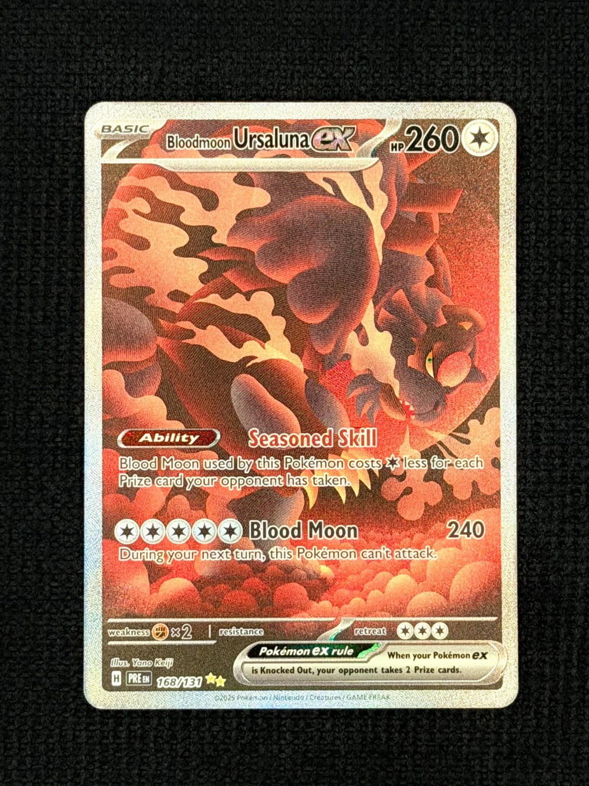 Bloodmoon Ursaluna ex 168/131 SIR – Prismatic Evolutions - NM