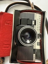 Vintage Kamera Pentacon Electra 2 mit Ledertasche – Domiplan 2.8/45 – DDR