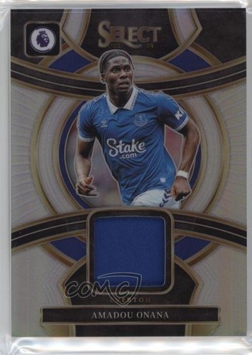 Carte Sportive Panini Impeccable Amadou Onana - Auto Étoiles Inox #ST-AO Everton 2023-24 /25