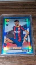 2020-21 Topps Merlin Pedri Blue Rookie Recractor /75!