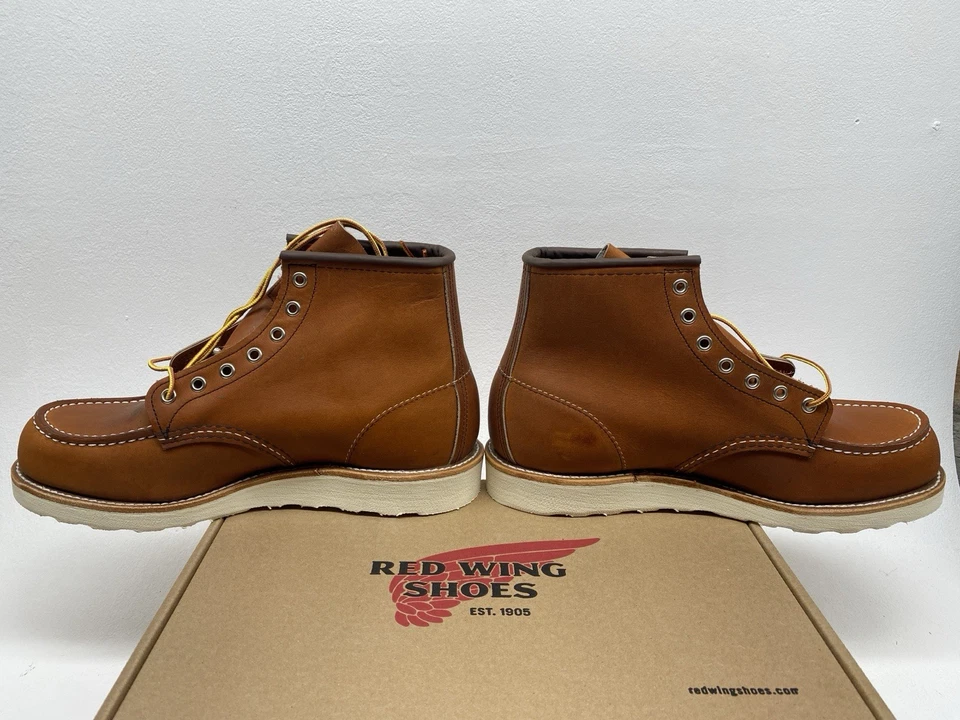 Red Wing Moc Toe Boots (UK 8.5) Oro Legacy 875 Heritage Leather 6" Boot USA - Image 4 of 4