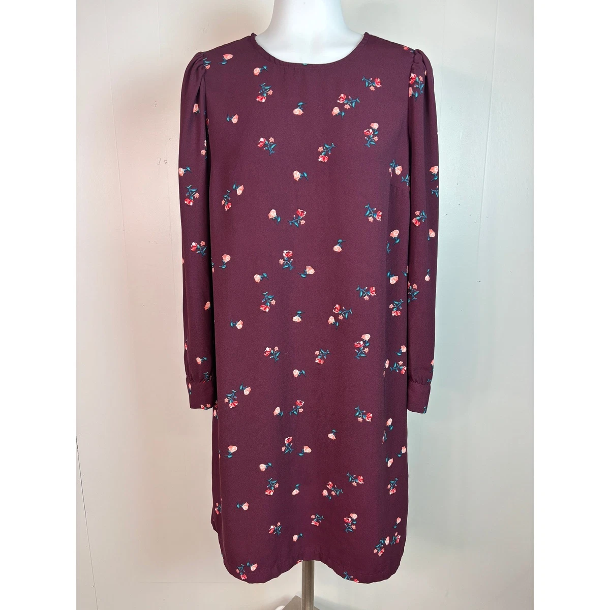 red prom dresses long sleeve Burgundy Wine Red Satin Prom Dresses Long Sleeve Lace Appliques Plus S –  DSProm
