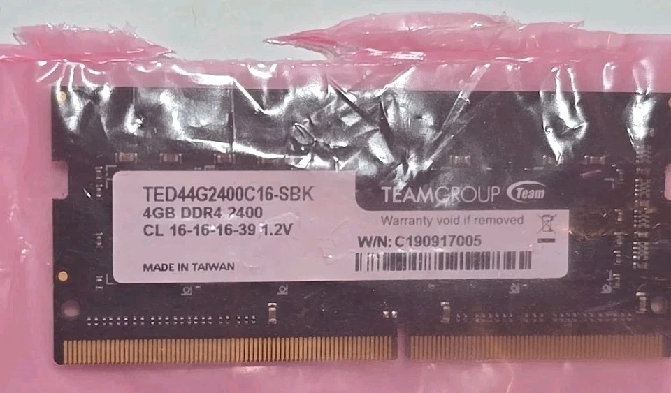 Teamgroup TED44G2400C16-SBK (4GBX2) 8GB DDR4 2400 RAM - Image 2 of 4