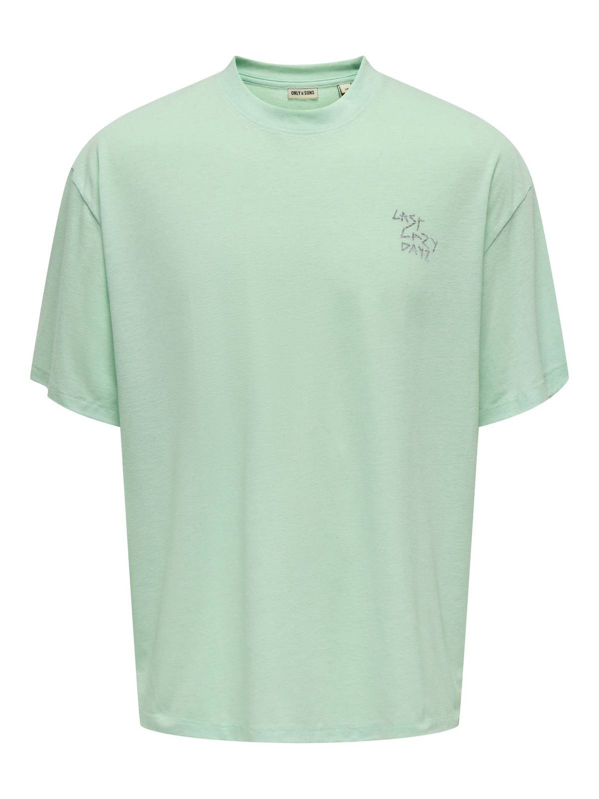 Футболки Only - Sons Leon Tee Grün - Лучшие в мире футболки Kurzarm