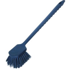 Carlisle 4050114 Sparta Plastic Handle Utility Scrub Brush, Polyester Bristles,
