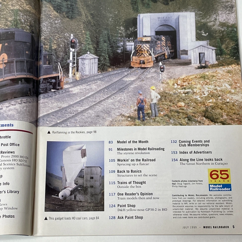 Model Railroader Magazine 6/1999 Coal Tipple Railfan Ten-Wheeler Scratchbuilt - Image 4 of 4