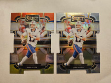 2023 Josh Allen Red White Yellow and Silver Prizm Die-Cuts #13