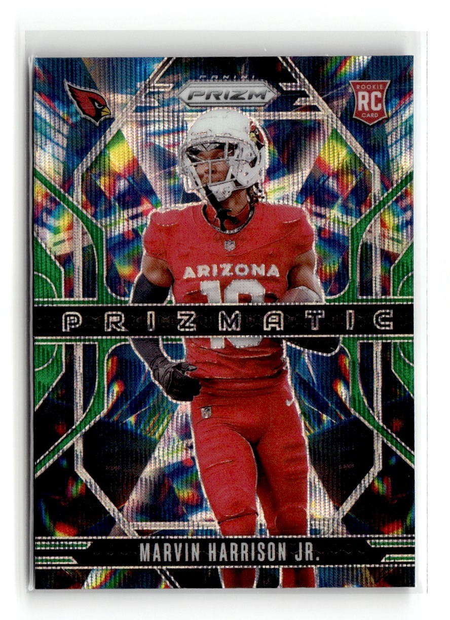 2024 Panini Prizm - Prizmatic Marvin Harrison Jr #12 Green Wave Prizm (RC)