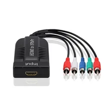 HDMI to 1080P YPBPR Component Video 5RCA RGB Converter R/L Audio Output