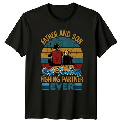 Vater und Sohn Best Freaking Herren T-Shirt Vater und Sohn Angeln Vatertag