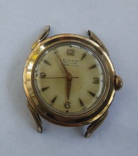 Buren De Luxe Vintage Mens Wristwatch. 10ct RGP. Great, working condition.