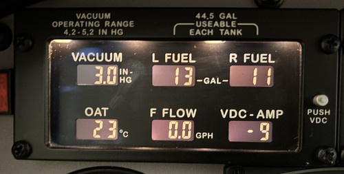 Moritz Mooney M20R Digital Cluster Gauge Indicator - PN A0270 (As Removed)