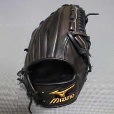 Mizuno Pro Hardball Glove Infielder's Black Genuine Leather Baseball From Japan