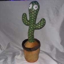 Dancing Cactus Repeat Talk Sing Glow Interactive Plush Toy for Kids tested