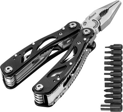 Multitool Pliers Set Stainless Steel Screwdriver Tool with 11 Screwdriver Bits