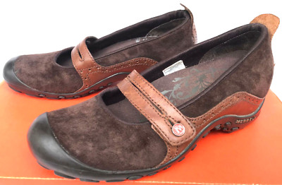Merrell J46498 Plaza Bandeau Expresso Mary Jane Clogs Shoes Women's US 6.5