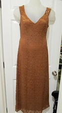 NEW Candalite Lace Sequin Open Back Formal Dress Gown SIZE LARGE 10 12
