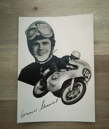 MZ Zschopau Motorsport DDR Autogrammkarte