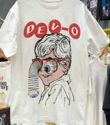 VTG Devo band white T-shirt Unisex All sizes short sleeve S to 5XL BT917