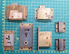 Vintage brass locks and latches