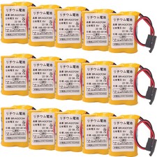 15Pcs 6V BR-AGCF2W PLC Battery For FANUC A98L-0031-0011 CNC Machine with Plug US