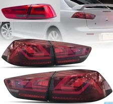 LED Tail Lights Start Up Animation Lamps For 2008-2017 Mitsubishi Lancer EVO X