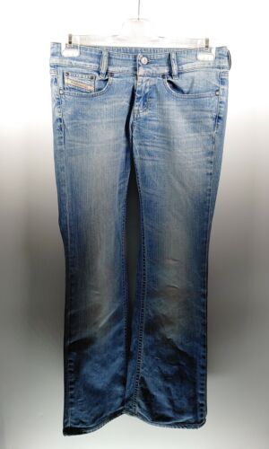 Pantalones vaqueros de mujer Diesel Louvely Wash 008XN_Stretch W28 L29 azul Low Rise - Imagen 1 de 12