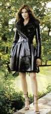 Alaia Seamed Paneled Futuristic Stunning Shearling Coat $23000 Size 40!