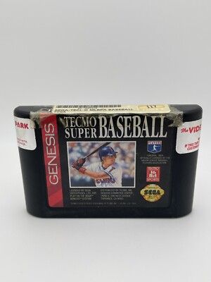 Tecmo Super Baseball (Sega Genesis, 1994) Cartridge Only Fast Shipping!