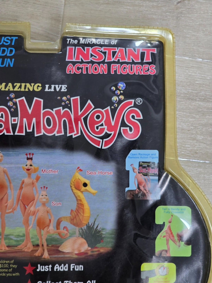 Sea-Monkeys The MIRACLE of INSTANT ACTION FIGURES the AMAZING LIVE