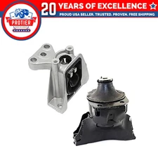 Fits 2006-2011 Honda Civic 1.8L Front Motor Mount & Transmission Mount 2pc :