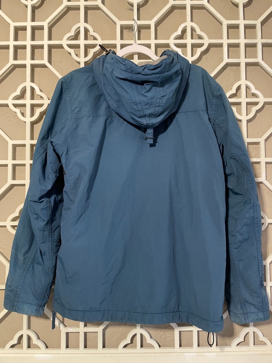 Vintage Napapijri Jacket Mens Medium Blue Geographic Anorak Vintage Napapijri Jacket Mens Medium Blue Geographic Anorak