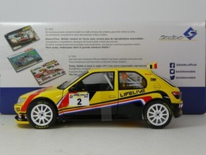 Solido 1/18 Peugeot 306 Maxi Rallye Du Var 2017 N°1 Loeb/Elena, Neuve