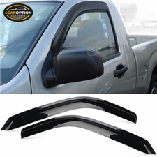 Fits 04-12 Chevy Colorado Standard Cab Window Visors Rain Sun Guard Vent 2Pc Set