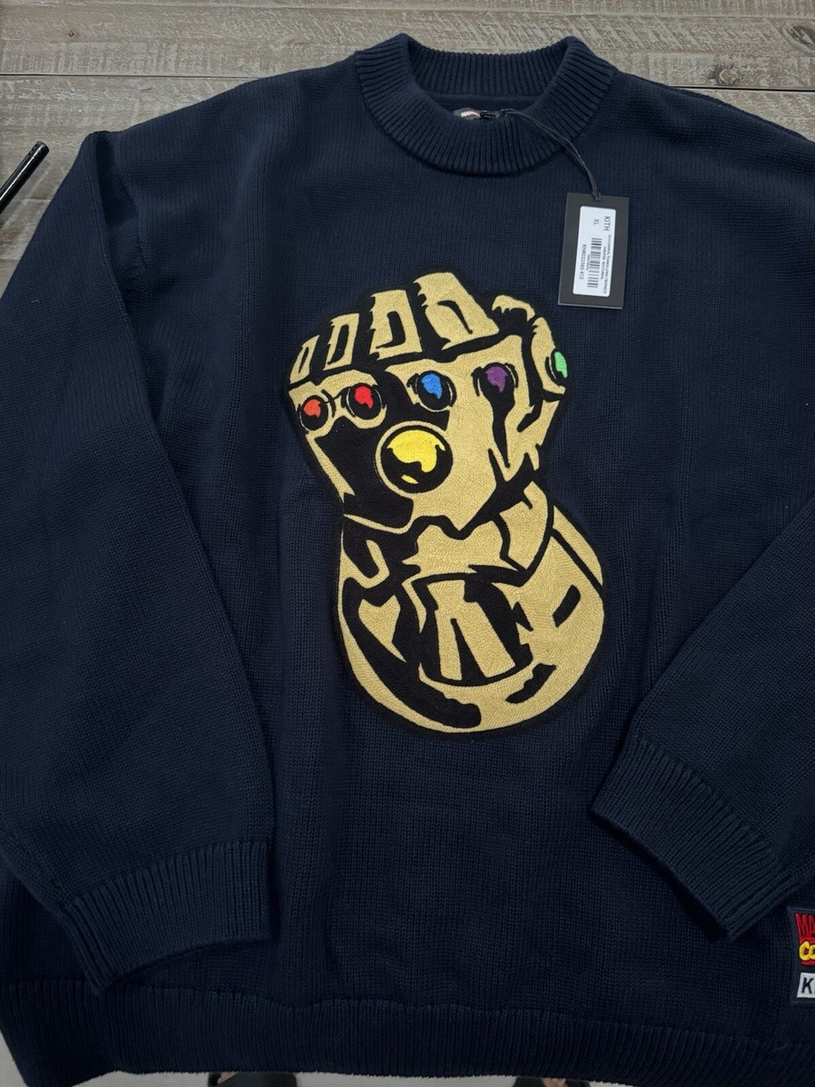 🔥KITH x Marvel Thanos Lewis Crewneck XL Limited Edition 🔥KITH x Marvel Thanos Lewis Crewneck XL Limited Edition