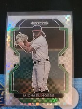 michael hobbs Green Checkerboard Prizm 27/35
