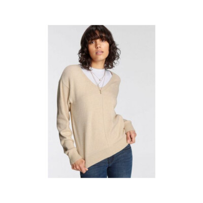 Tamaris Damen Balje Pullover - Zopfmuster Design Mit Strickbündchen | Bequemer Winterpullover Für Damen