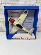 Vintage Scale Models American Eagle Airplane Indian Motorcycles WHITE #4102 NIB