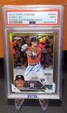 2023 Topps Chrome Korey Lee Rookie Auto Gold Refractor /50  PSA 9 #RA-KL Astros