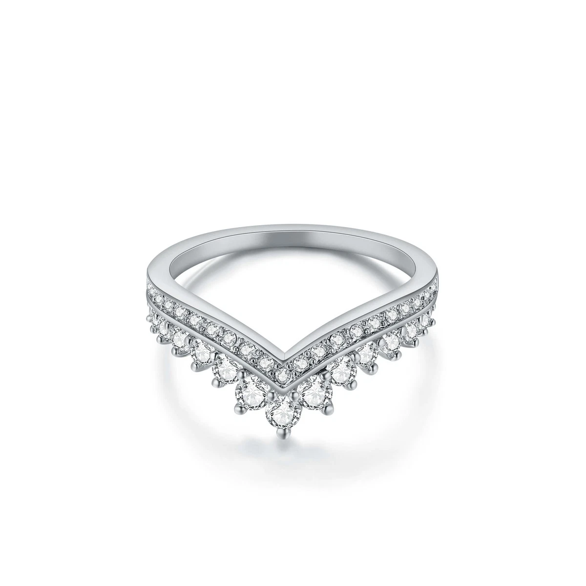Swarovski wishbone ring deals